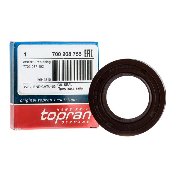 Сальник двигуна, распредвала Hans Pries (Topran) 700208 ціна, від 3.82 USD